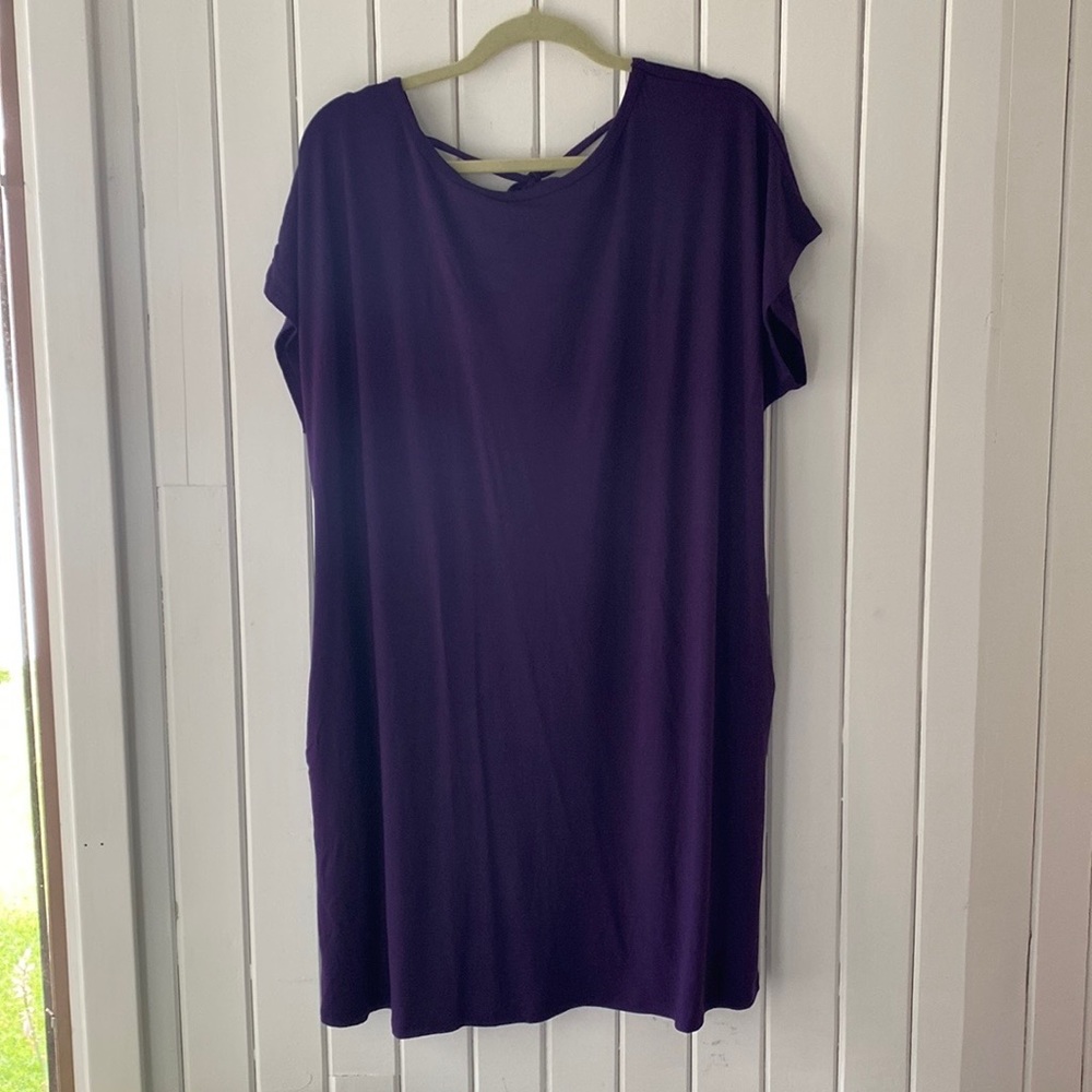 NWT Purple T-shirt dress XL